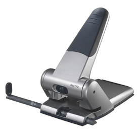 Perforatore 2 fori argento mod.5180 max 65fg leitz