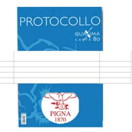 Protocollo a4 uso bollo 200fg 80gr pigna
