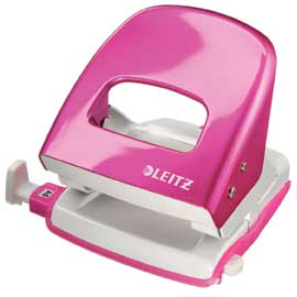 Perforatore 2 fori 5008 wow fucsia metal max 30fg leitz