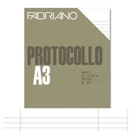 Protocollo a4 uso bollo 200fg 60gr fabriano
