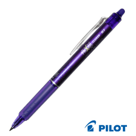 Penna sfera a scatto frixionball clicker 0,7mm viola pilot