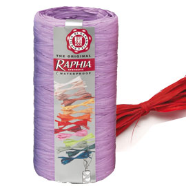 Pack nastro raphia syntetic 200mt rosso 01 bolis