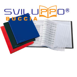 Portalistini sviluppo buccia 22x30cm in naturene 100 buste blu favorit