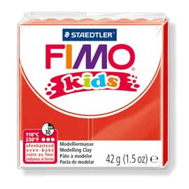 Pasta polimerica fimo kids 42gr rosso