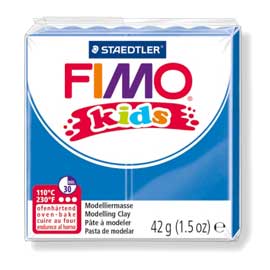 Pasta polimerica fimo kids 42gr blu 3