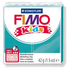 Pasta polimerica fimo kids 42gr turchese 39