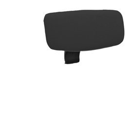 Poggiatesta nero per seduta ergonomica kemper a