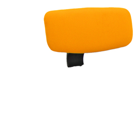Poggiatesta arancio per seduta ergonomica kemper a