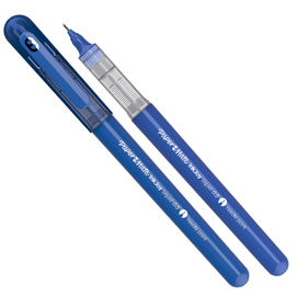 Penna punta ad ago inkjoy roller liquid stick 0,5mm blu papermate