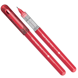 Penna punta ad ago inkjoy roller liquid stick 0,5mm rosso papermate