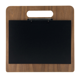 Porta chopping board in legno con anelli 32x24cm securit