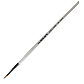 Pennello sintetico tondo graduate n.10 manico corto daler rowney