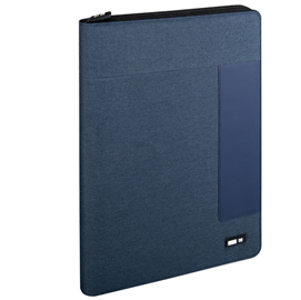 Portablocco bicolore a4 blu niji