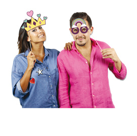 Photo booth unicorno 8 fantasie big party