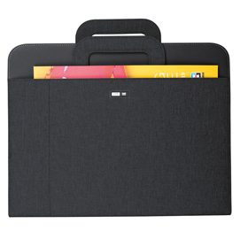 Portablocco con anelli 28,5x36cm nero bicolore niji