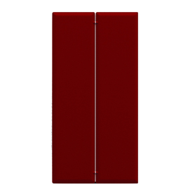 Pannello fonoassorbente 80x29,5cm rosso moody