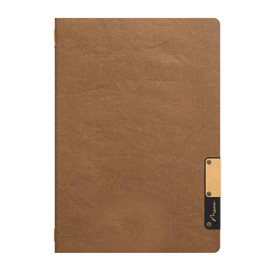 Porta menu' a5-24,9x17,5cm marrone nature con 1 inserto doppio