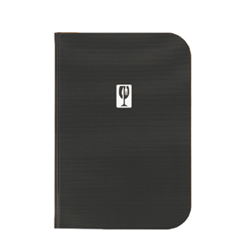 Porta menu' a4-31,5x24cm nero essential