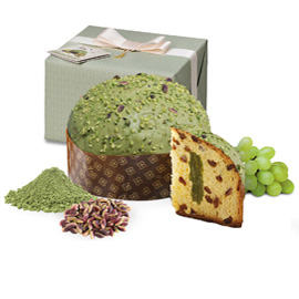 Panettone pistaccho matcha linea top genesi - 600 g - loison