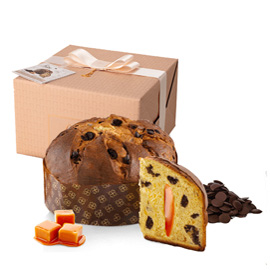 Panettone nerosale linea top genesi - 600 g - loison