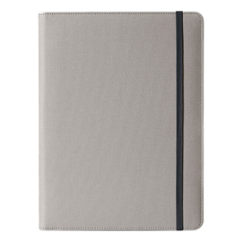 Portablocco meet - con elastico - 31 x 25 x 1,4 cm - grigio - intempo