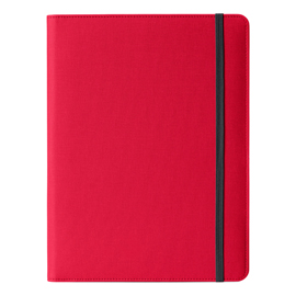 Portablocco meet - con elastico - 31 x 25 x 1,4 cm - rosso - intempo