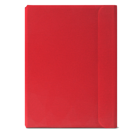 Portablocco meet - con alette magnetiche - 31 x 25 x 1,4 cm - rosso - intempo