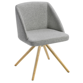 Poltroncina attesa norma no4lv - grigio chiaro - unisit