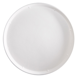 Piatto tondo monouso - per pizza - d 32 cm - in canna da zucchero - signor bio - conf. 50 pezzi