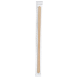 Palettina caffe' - in busta singola - 11 cm - legno - signor bio - conf. 1000 pezzi