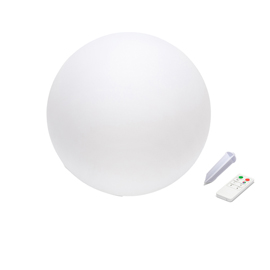 Palla led rgb solar nova - a ricarica solare - diametro 25cm - velamp