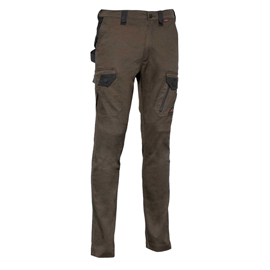 Pantalone jember super strech - taglia 52 - fango/nero - cofra