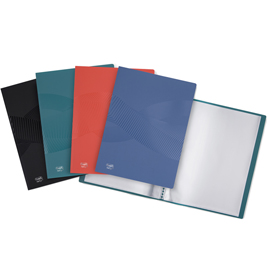Porta listini osmose recyc - 22 x 30 cm - 40 buste - colori assortiti - favorit