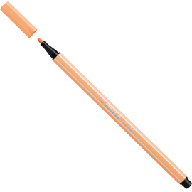 Pennarello pen 68 - arancione pastello - 25 - stabilo