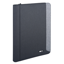 Portablocco dual - tessuto - nero/grigio - a4 - city time