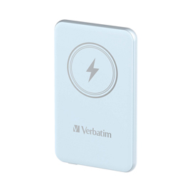 Power bank wireless magnetico 5000 mah blu_ verbatim