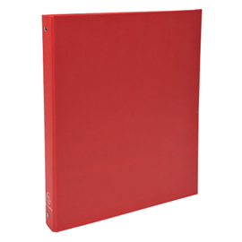 Raccoglitore foderato polipropilene 4 anelli 30mm a4 rosso 51375e exacompta