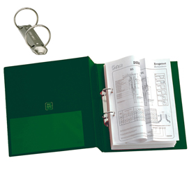 Raccoglitore stelvio 25 a4 2r verde 22x30cm sei rota