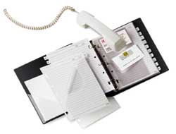Rubrica telefonica telex combi 2000 nero 15x21cm (a5)