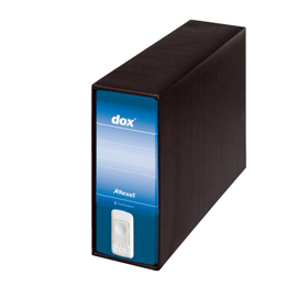 Registratore dox 3 blu dorso 8cm f.to memorandum rexel
