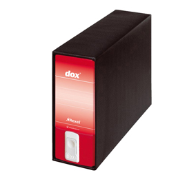 Registratore dox 3 rosso dorso 8cm f.to memorandum rexel