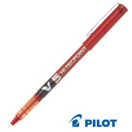 Roller hi-tecpoint v5 rosso pilot