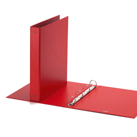 Raccoglitore europa 4010 22x30mm 4r dorso 30 rosso favorit