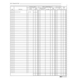 Registro cespiti ammortizzabili 31x24,5 47pag. E2296