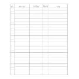 Registro libro soci spa/srl 31x24,5 47pag. E2376