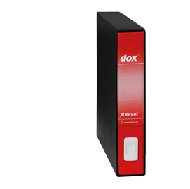 Registratore dox 4 rosso dorso 5cm f.to commerciale rexel