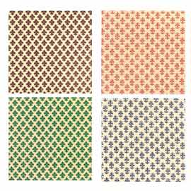 Rotolo cartarivesto 50x500cm giglio rosso lavabile rex58