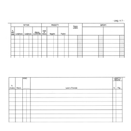 Registro contabilita' dei lavori 31x21cm 47pag numerate e2923 edipro