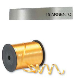 Rocca nastro splendene 10mmx250mt argento 19 bolis