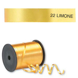 Rocca nastro splendene 10mmx250mt giallo limone 22 bolis